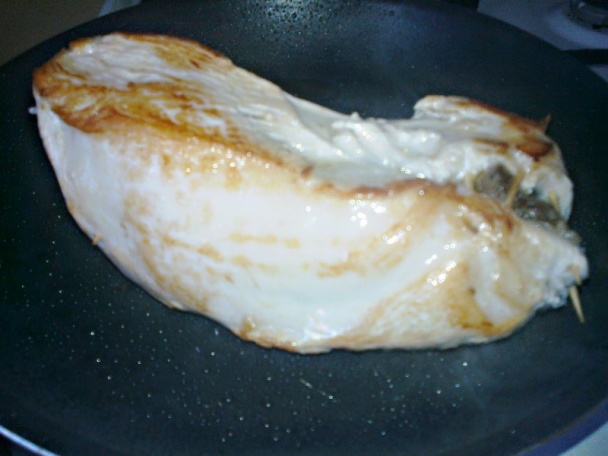 Domácou jaternicou plnené pečené morčacie prsia so zelerovými hranolkami (fotorecept) - obrázok 5