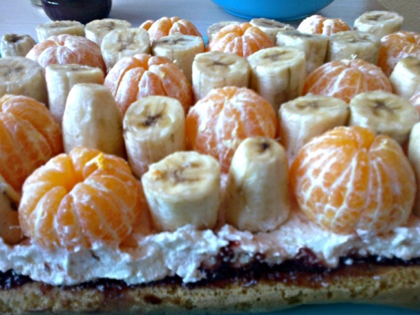 Banánovo-mandarínkové rezy (fotorecept) - obrázok 8