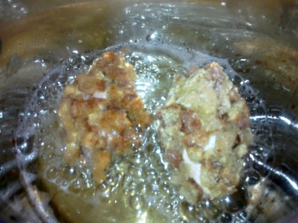 Vyprážané hrbaté morčacie rezne (fotorecept) - obrázok 5