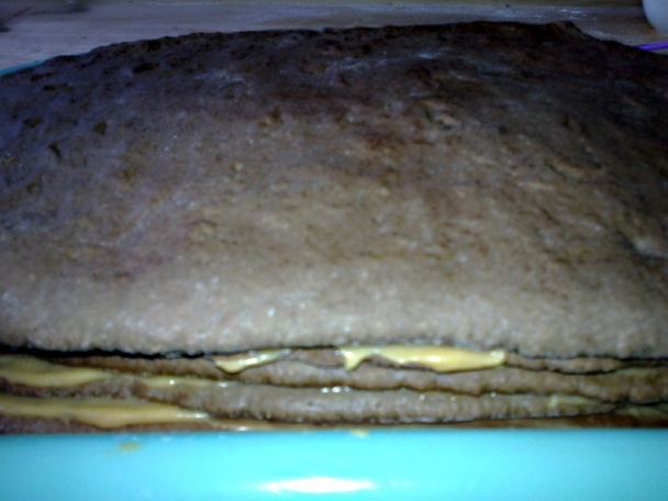 Karamelové rezy s marcipánovým krémom (fotorecept) - obrázok 11