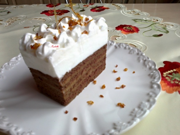 Karamelové rezy s marcipánovým krémom (fotorecept) - obrázok 13