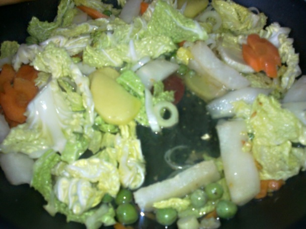 Pivové palacinky s dusenou zeleninou na kurkume s muškátovým orieškom (fotorecept) - obrázok 6