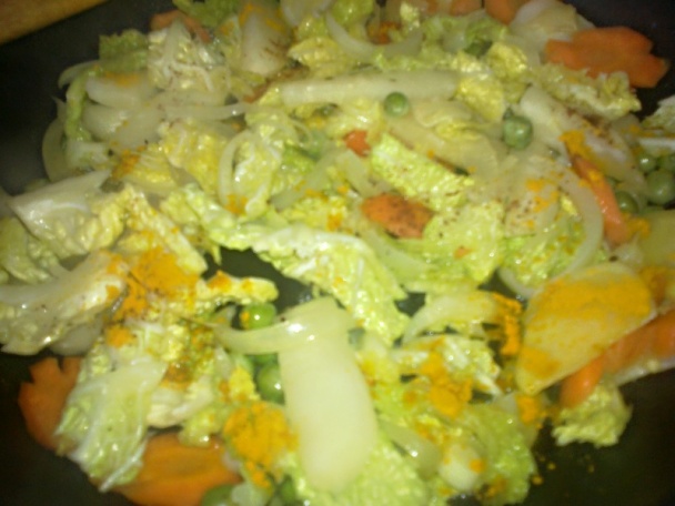 Pivové palacinky s dusenou zeleninou na kurkume s muškátovým orieškom (fotorecept) - obrázok 7