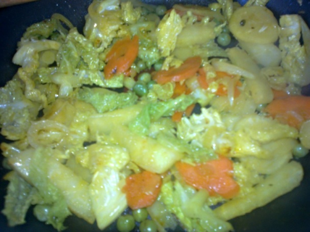 Pivové palacinky s dusenou zeleninou na kurkume s muškátovým orieškom (fotorecept) - obrázok 8