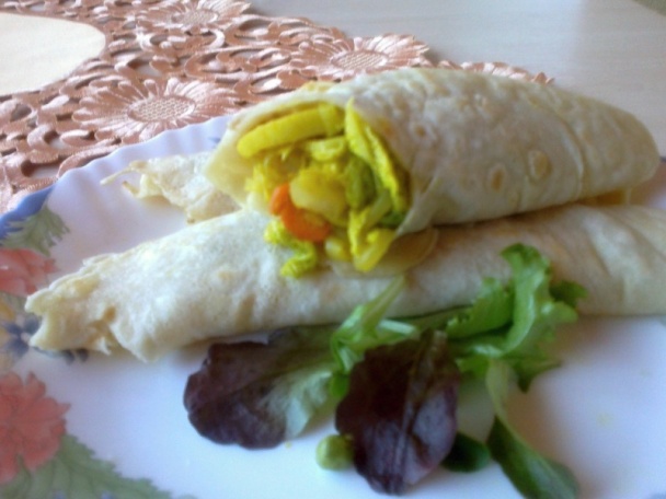 Pivové palacinky s dusenou zeleninou na kurkume s muškátovým orieškom (fotorecept) - obrázok 11