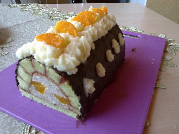 Gaštanovo-mandarínková Charlote (fotorecept) - obrázok 11