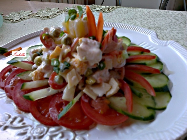 Morčací šalát s ananásom a jarnou zeleninou (fotorecept) - obrázok 5