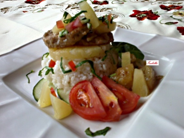 Teľacie medailónky na ananáse (fotorecept) - obrázok 9