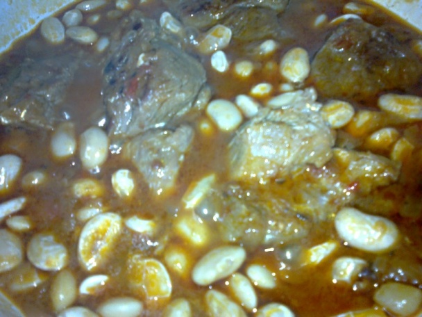 Bravčová krkovička na bielej fazuli s lečom (fotorecept) - obrázok 10