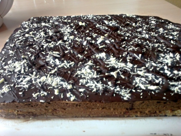 Kakaovo-orechové rezy s čokoládou a fernetom (fotorecept) - obrázok 17