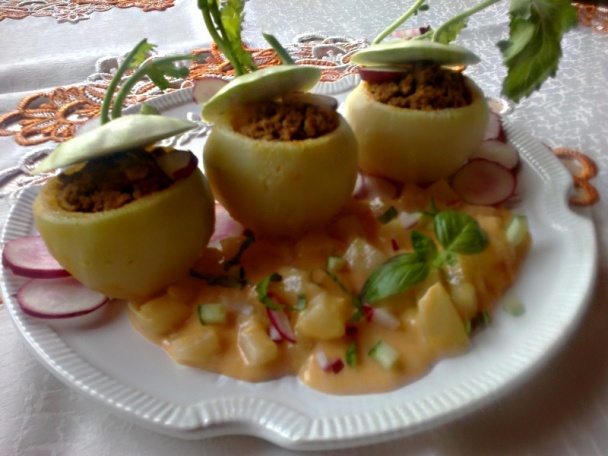 Jarné kaleráby plnené klobásovým mäsom (fotorecept) - obrázok 10