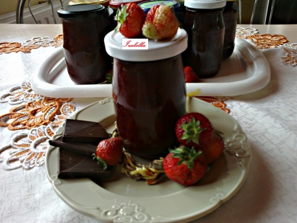 Jahodový džem s čokoládou (fotorecept) - obrázok 8