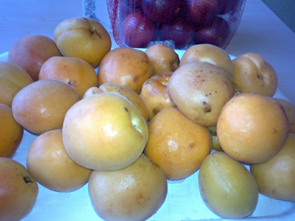 Marhuľovo-nektárinkový kompót s hruškami (fotorecept) - obrázok 1