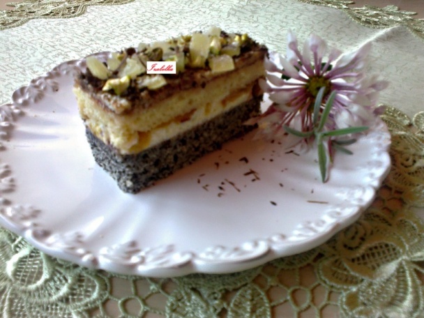 Makovo-tvarohové rezy s broskyňami (fotorecept) - obrázok 13