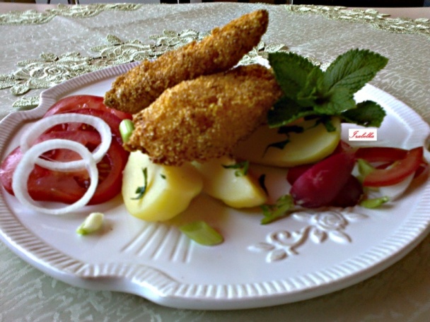 Vyprážané kuracie prsia v kukuričnej krupici (fotorecept) - obrázok 3