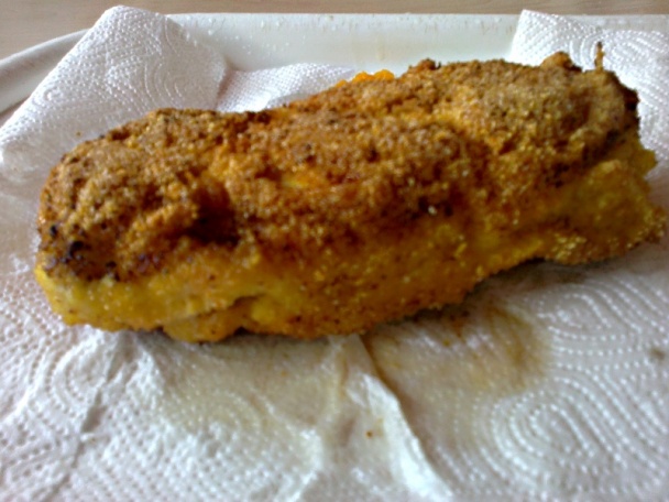 Vyprážané kuracie prsia plnené marhuľami (fotorecept) - obrázok 6