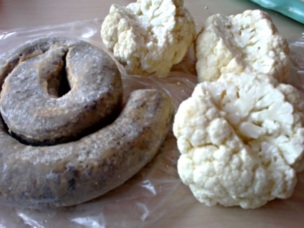 Karfiolové ružičky plnené jaternicou (fotorecept) - obrázok 1