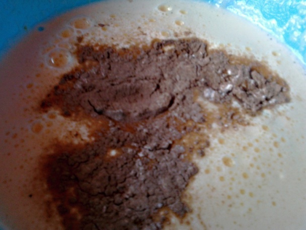 Kakaovo-kokosové rezy s čučoriedkami (fotorecept) - obrázok 2