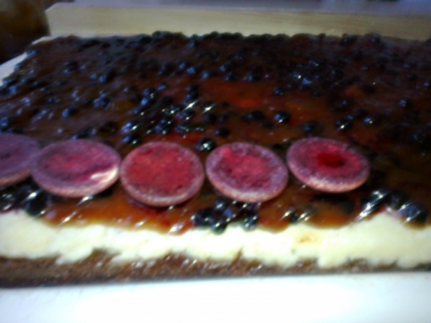 Kakaovo-kokosové rezy s čučoriedkami (fotorecept) - obrázok 6