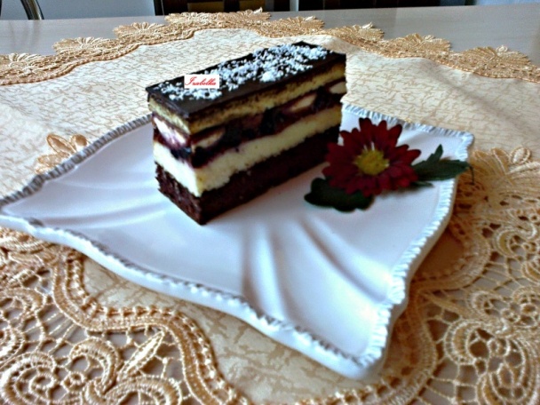 Kakaovo-kokosové rezy s čučoriedkami (fotorecept) - obrázok 8