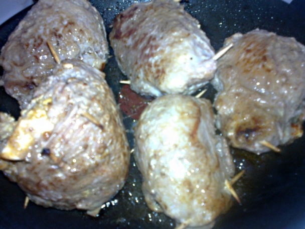 Bravčové závitky na hríboch (fotorecept) - obrázok 5