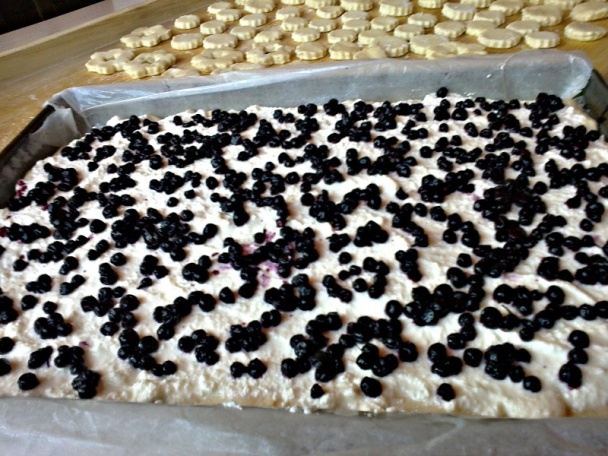 Kysnutý čučoriedkový koláč s posýpkou (fotorecept) - obrázok 3