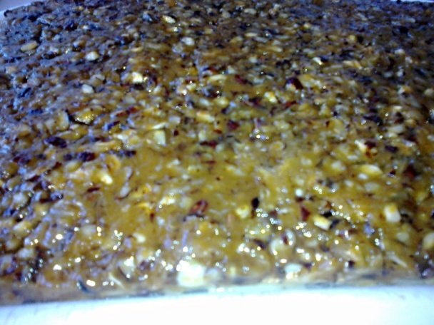 Orieškovo-karamelové rezy s bielou čokoládou (fotorecept) - obrázok 9