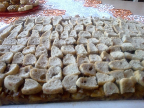 Orieškovo-karamelové rezy s bielou čokoládou (fotorecept) - obrázok 11