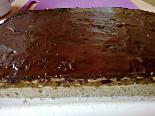 Orieškovo-karamelové rezy s bielou čokoládou (fotorecept) - obrázok 12