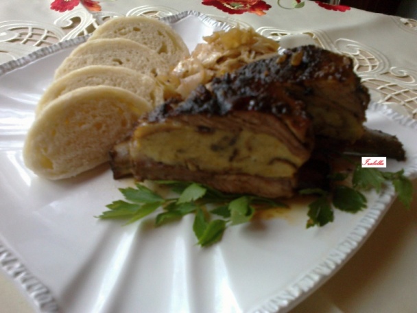 Plnené pečené domáce bravčové rebierka (fotorecept) - obrázok 4