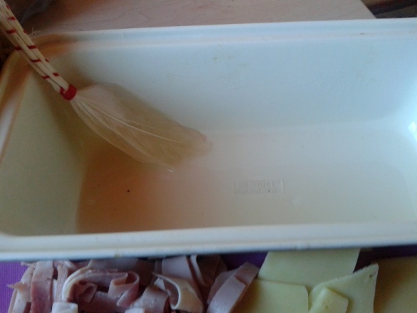 Zapekaný plnený chlieb vo vajíčku (fotorecept) - obrázok 3