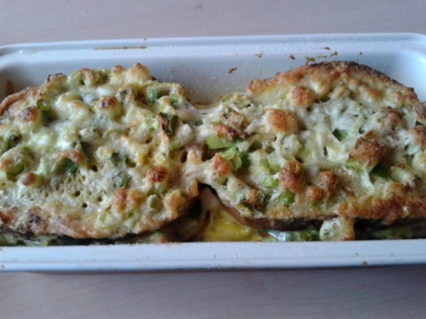 Zapekaný plnený chlieb vo vajíčku (fotorecept) - obrázok 8