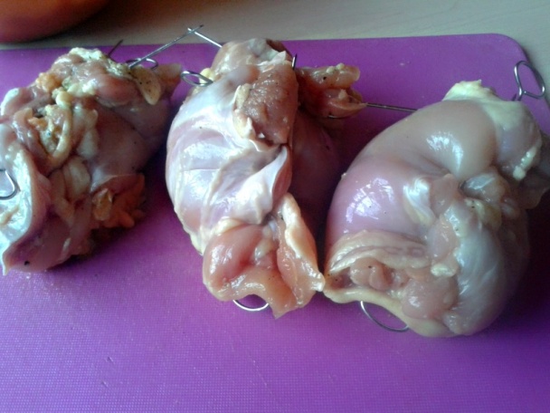 Vykostené kuracie stehná s lososovou plnkou (fotorecept) - obrázok 5