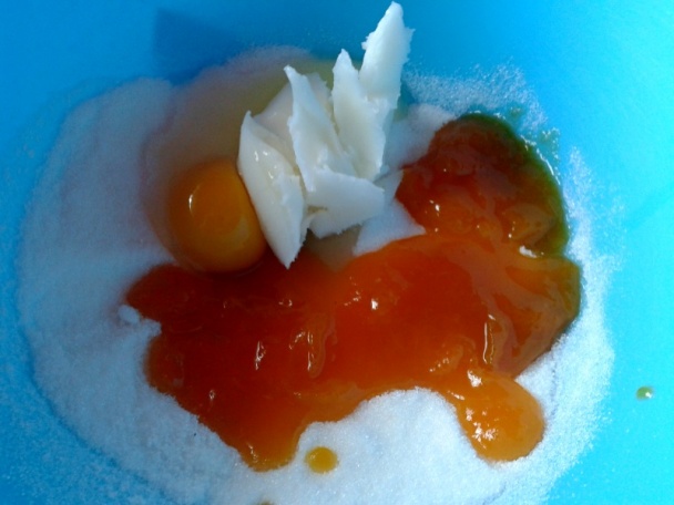 Kakaové rezy z jedného vajca (fotorecept) - obrázok 1