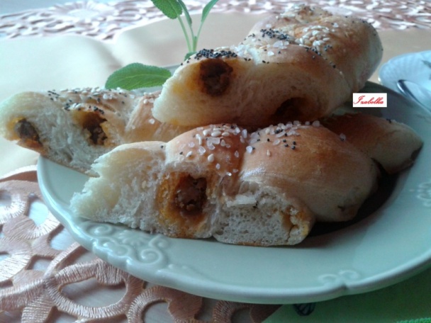 Domáce pletenky plnené mletým mäsom (fotorecept) - obrázok 10