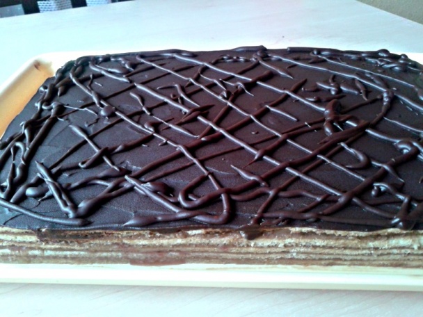 Medové dobošové rezy s karamelovým krémom (fotorecept) - obrázok 11