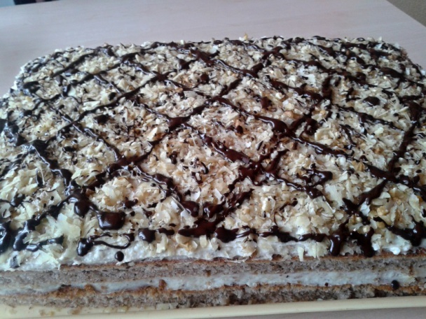 Orechové rezy s orieškovým krémom a mascarpone (fotorecept) - obrázok 11