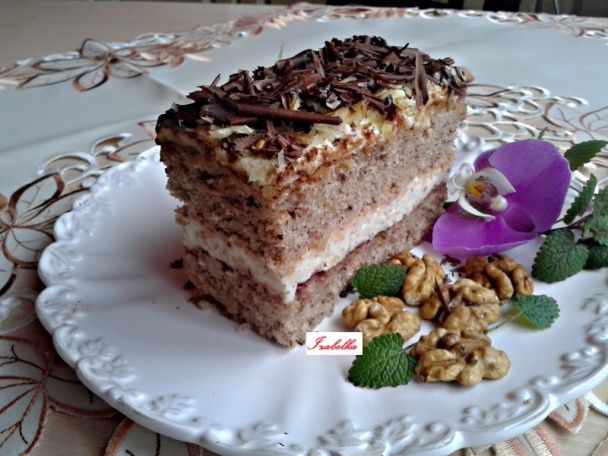 Orechové rezy s orieškovým krémom a mascarpone (fotorecept) - obrázok 12