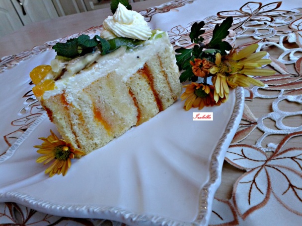 Ovocná roládová torta s tvarohovo-mascarpone krémom (fotorecept) - obrázok 14