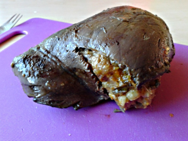 Plnené diviačie srdce na červenom víne (fotorecept) - obrázok 9