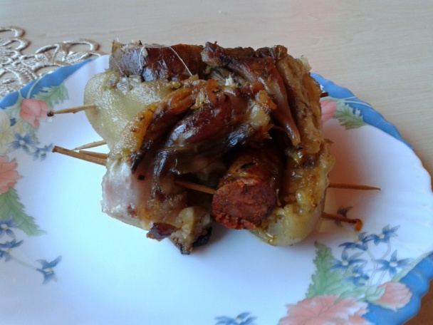 Plnené bravčové koleno (fotorecept) - obrázok 2