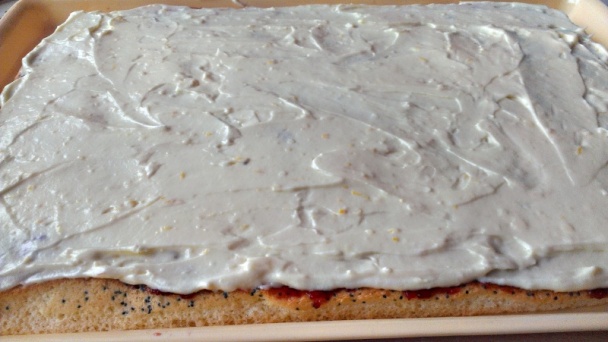 Citrónovo-makové rezy s mascarpone krémom (forecept) - obrázok 7
