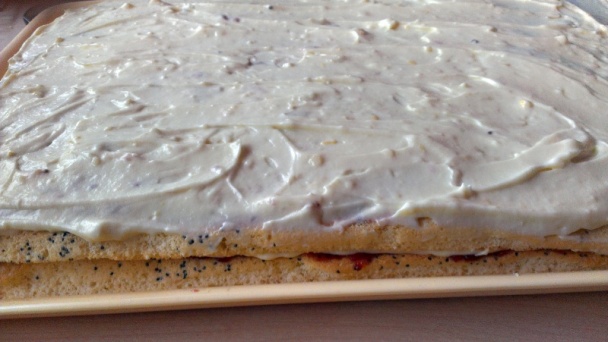 Citrónovo-makové rezy s mascarpone krémom (forecept) - obrázok 8