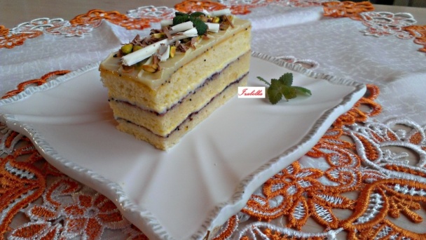 Citrónovo-makové rezy s mascarpone krémom (forecept) - obrázok 11