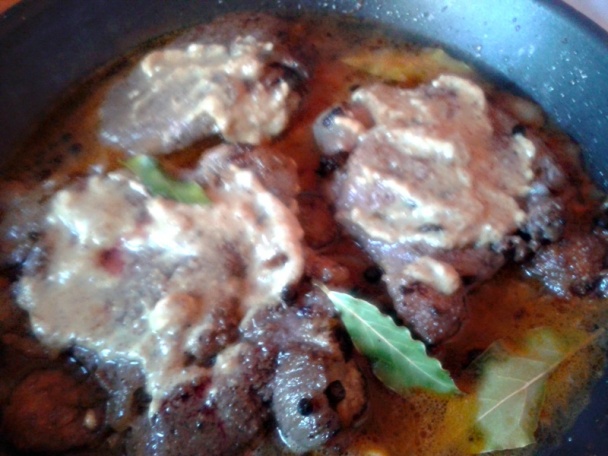 Diviačie pliecko na bielom víne (fotorecept) - obrázok 6