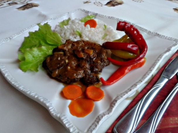 Diviačie pliecko na bielom víne (fotorecept) - obrázok 8