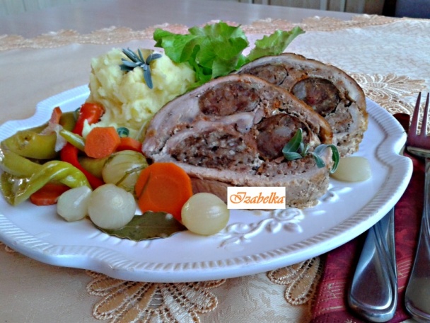 Plnené rolované bravčové karé po sedliacky (fotorecept) - obrázok 11