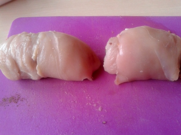 Kuracie prsia plnené jaternicou, prošutom a vyprážané v kukuričnej strúhanke (fotorecept) - obrázok 3