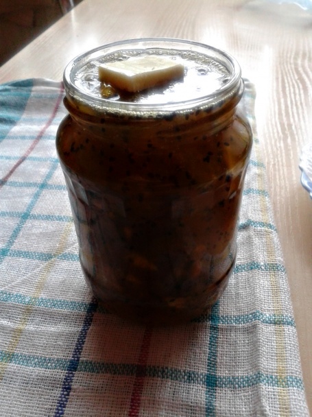 Kivi džem s pomarančmi a bielou čokoládou (fotorecept) - obrázok 4