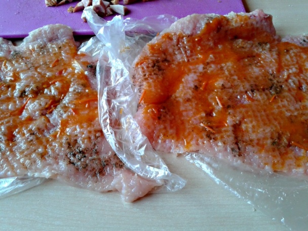 Morčacie prsia plnené údenou šunkou (fotorecept) - obrázok 2